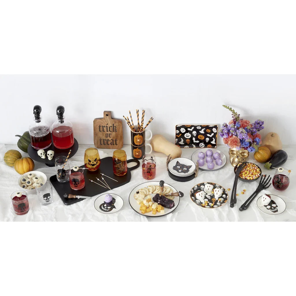 HorrorBoard™ Skull Cheese Knife Set — 4 Piece